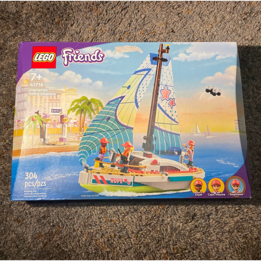 Unopened Lego Friends set. Had since Christmas, forgot to return on time.